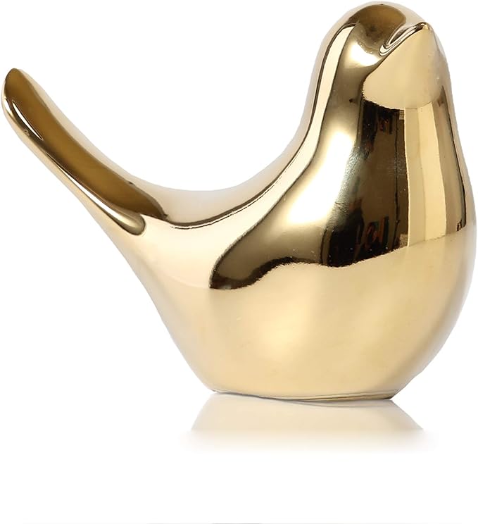 FANTESTICRYAN Small Birds Statues Home Decor, Modern Style, XL | Ceramic Animal by FANTESTICRYAN