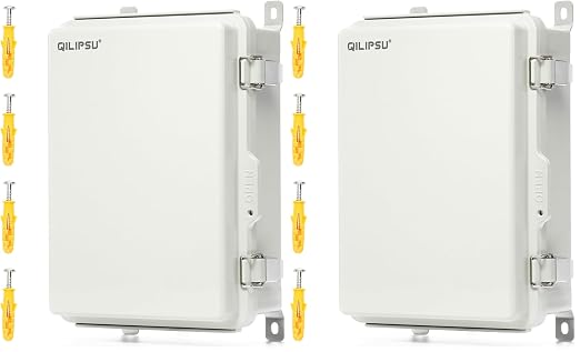 QILIPSU UL94-V0 Outdoor Electrical Box 13.8"x9.9"x5.9" Waterproof Junction Box by QILIPSU