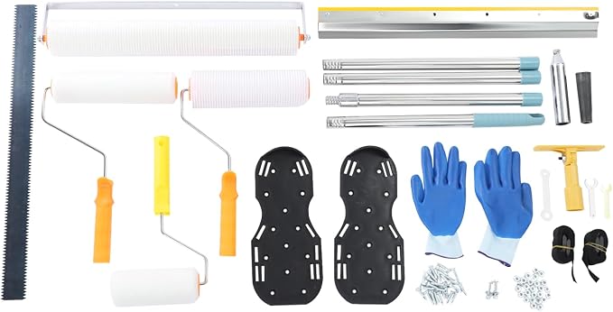 Self Leveling Cement Tool Kit, Epoxy Floor Roller Set | Self Leveling Floor by Unknown
