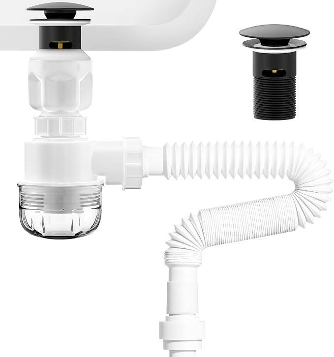 BOTEMY 1 1/2" Bathroom Sink Drain Kit by BOTEMY