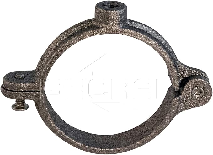 HIGHCRAFT HINGB-12-10 Industrial Decor Hinged Split Ring Pipe Hanger 1/2 in. - Image 3