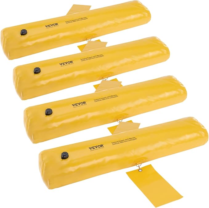Flood Barriers, Sandbag Alternative Flood Bags 4 Pack, Flood Barrier by VEVOR