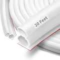 20 Feet Rubber Door Weather Stripping Door Seal Large Gap, Self-Adhesive Extra by Fingwerk