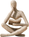 UTTCMK Bookshelf Decor Thinker Statue by UTTCMK