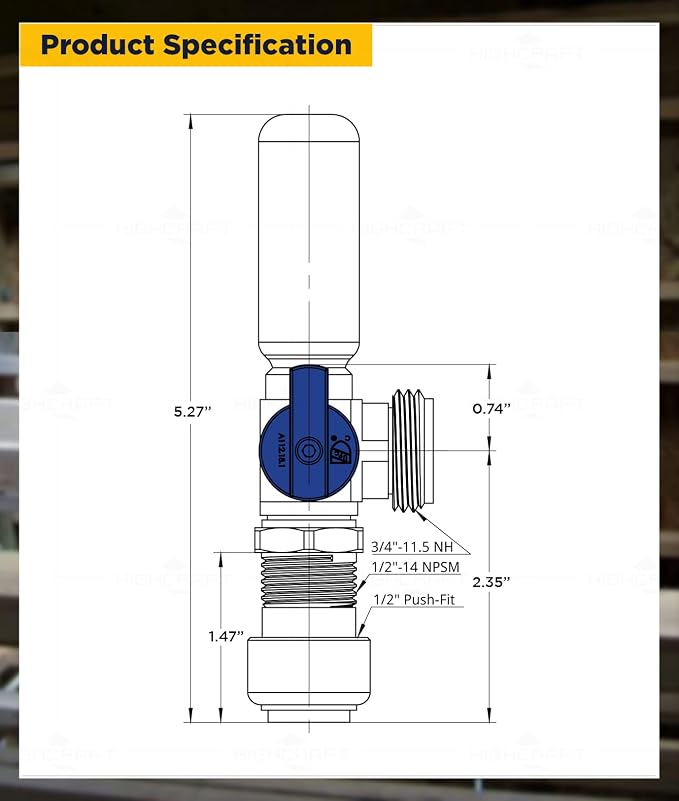 Highcraft 541VI Washing Machine Replacement Valve - Image 2