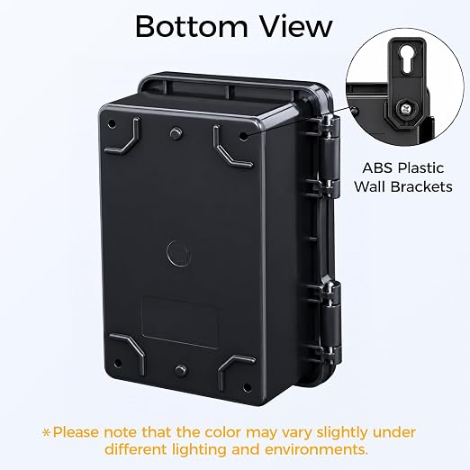 Junction Box IP67 Waterproof Electrical Box Outdoor ABS Plastic Hinged Shell - Image 5