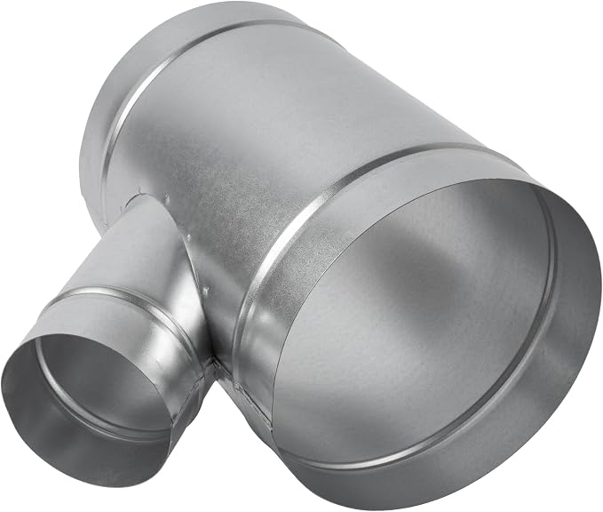 45° Degree Ø8 x 8 x 4 Inch Wye-Shape Duct Splitter - Image 6
