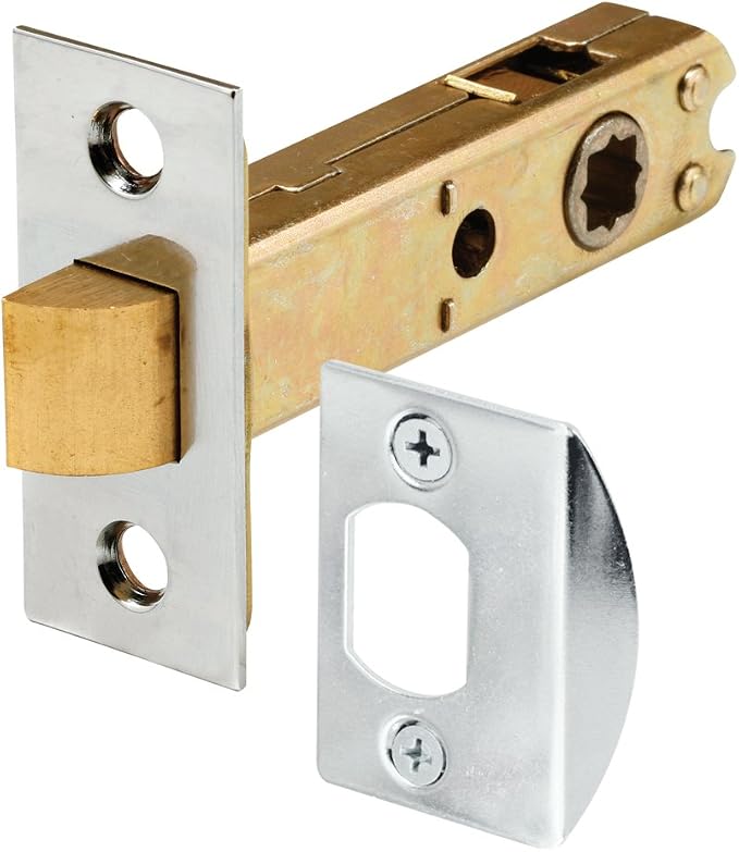 Prime-Line E 2440 Passage Door Latch, 9/32 In. and 1/4 In. Square Drive by Prime-Line