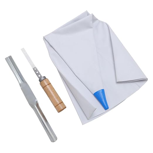 GOTOTOP Grout Bag Set PVC Stainless Steel Mortar Bag Kit - Image 3