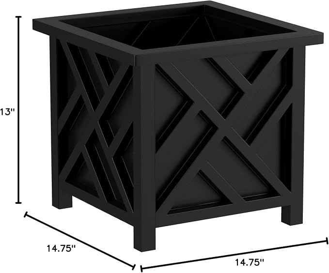 Lattice Design Outdoor Planter Box - Image 10