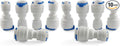 E-outstanding Quick Straight Connector 5PCS 1/4inch to 3/8inch OD Quick by E-outstanding