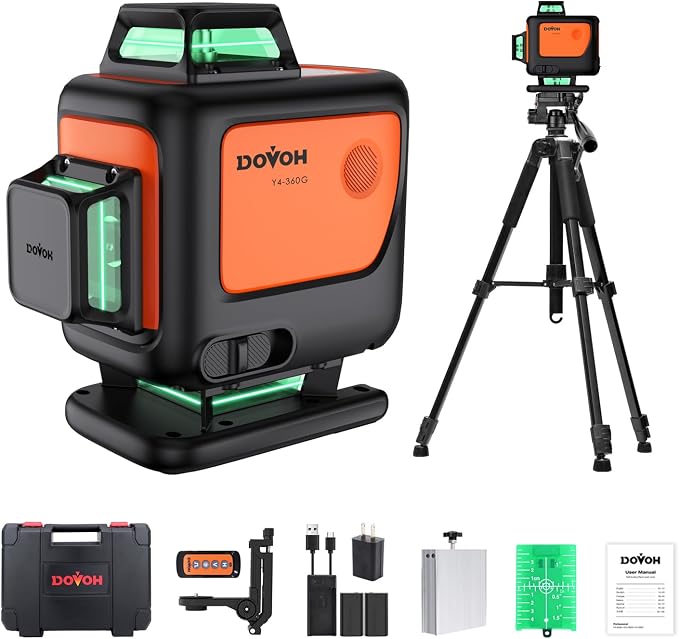 4D Laser Level 360 Self Leveling by DOVOH