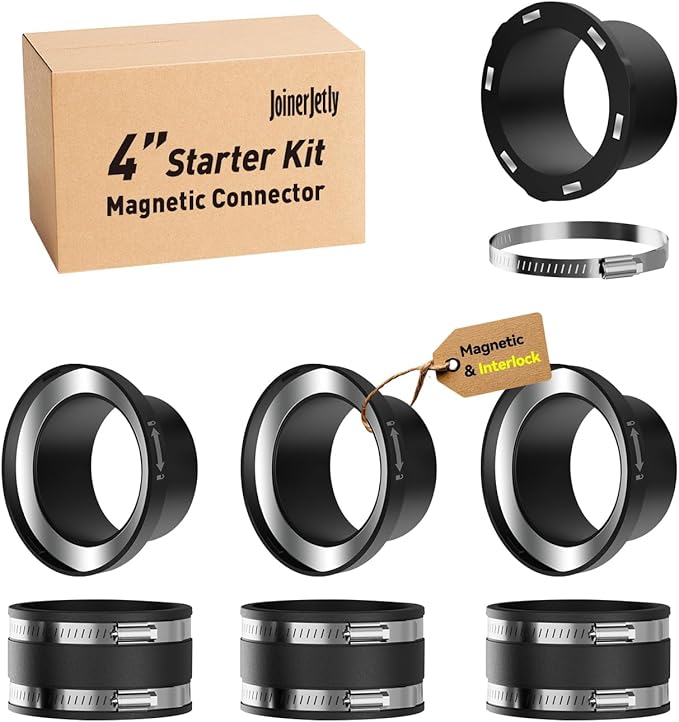 Magnetic Dust Collection Fittings by JoinerJetly