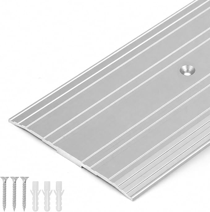 Door Threshold, Heavy Duty Aluminum Transition Strip, Non-Slip Transition Strip by Unknown
