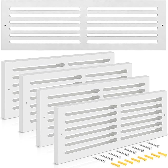 Leinuosen 4 Pcs 26 x 8 Inch Air Return Vent Cover Fit by Leinuosen