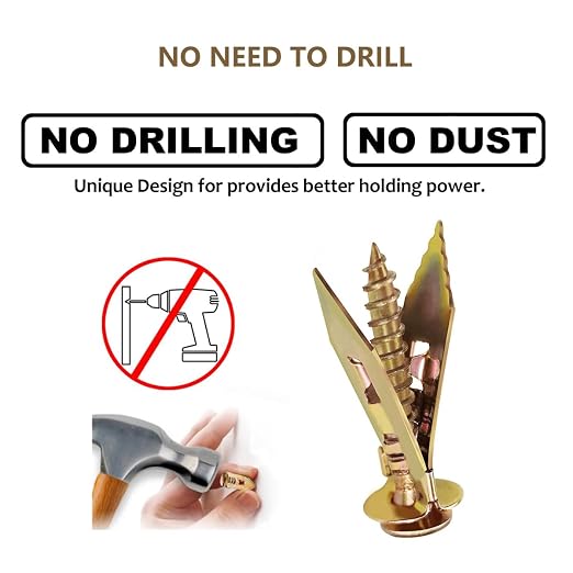Self-Drilling Drywall Anchors, Heavy Duty Drywall Anchors and Screws kit - Image 5