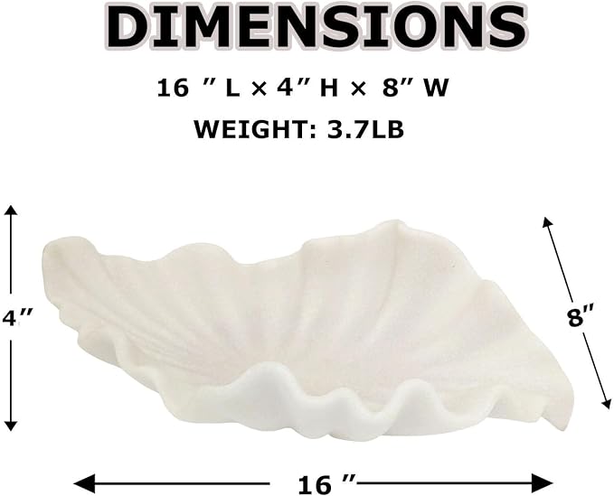 Off-white Large Decorative Bowl - Image 2