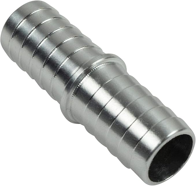 ICT Billet 5/8" to 5/8" Inch Hose Barb Splice Coupler Repair Fitting Adapter - Image 4