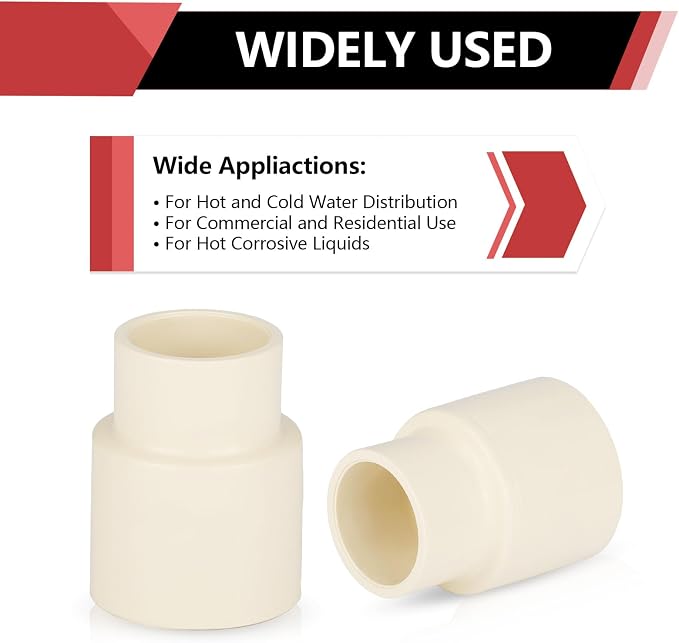 20 Pack EFIELD CPVC Coupling Adapter Fittings, - Image 6