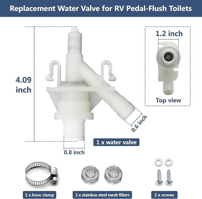 Upgraded RV Water Valve Repair Kit - Image 8