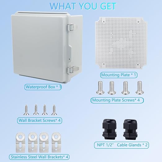 IP67 Waterproof Junction Box, ABS Plastic Electrical Enclosure - Image 5