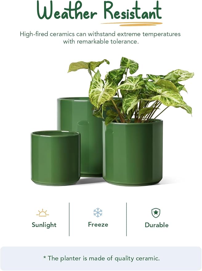 LE TAUCI 10+8+6 Inch Ceramic Pots - Image 7