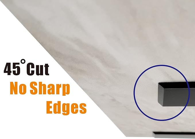 Free Hanging T Shelf Bracket, Solid Heavy Duty Steel Knee Wall Hidden Granite - Image 8