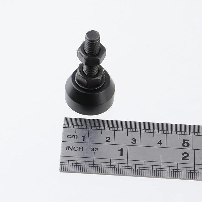 Antrader 4Pcs M6 Thread Adjustable Furniture Leveling Feet, 0.79in Dia Base | - Image 4