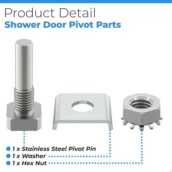 Shower Door Pivot Pin Parts - Image 3