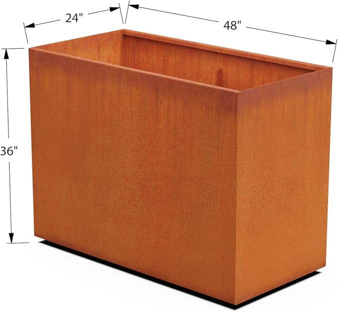 Large Rectangular Planters for Outdoor Plants 48x24x36 Inch | Extra Large - Image 5