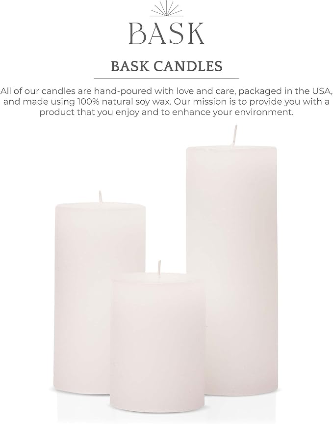 BASK Mottled Pillar Candles - Image 6