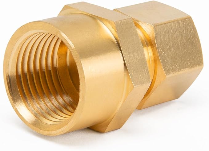 ChillWaves Brass Compression Tube Fitting, 1/2" OD x 1/2" NPT Female - Image 2