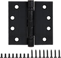 TDCHINGES Heavy Duty Door Hinges Oil Rubbed Bronze 4.5 Inch Square 2 Pack | by TDCHINGES