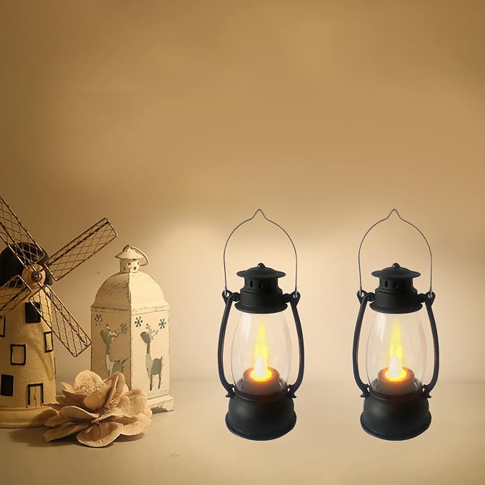 5.1 inch Mini Lanterns 6-Pcs LED Candle Small Lanterns Decorative Indoor - Image 8