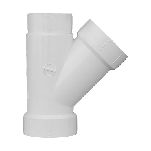 CHARLOTTE PIPE 2 x 1 1/2 x 2 DWV WYE REDUCING DWV - Image 4