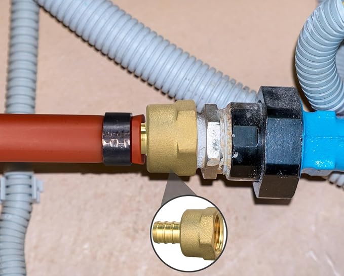 20 Pack PEX 1/2" x 1/2" NPT Female Fittings, Full Port | - Image 6