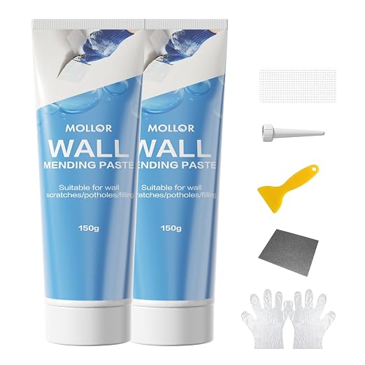 Drywall Repair Kit Wall Patch, Spackle Wall Repair Paste by MOLLOR