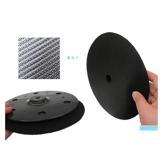 215mm Non-Porous Wall Polishing Disc Backing Plate Hook&Loop Sanding Pad - Image 4