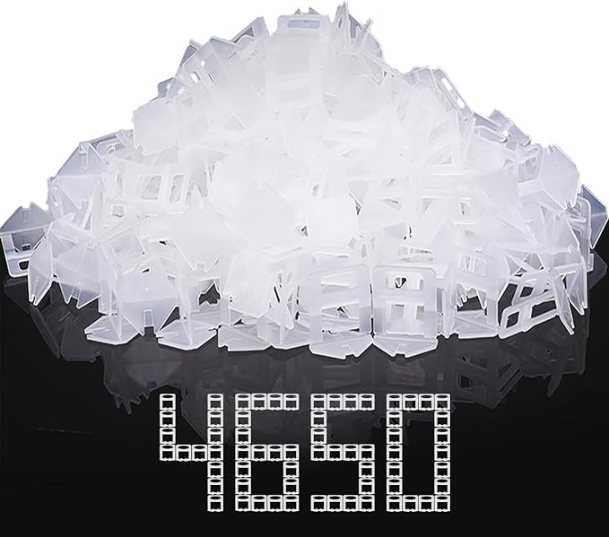 DGSL Tile Spacers 4650 Pcs Tile Clips, Tile Leveling System Clips 1/32 Inch | by DGSL