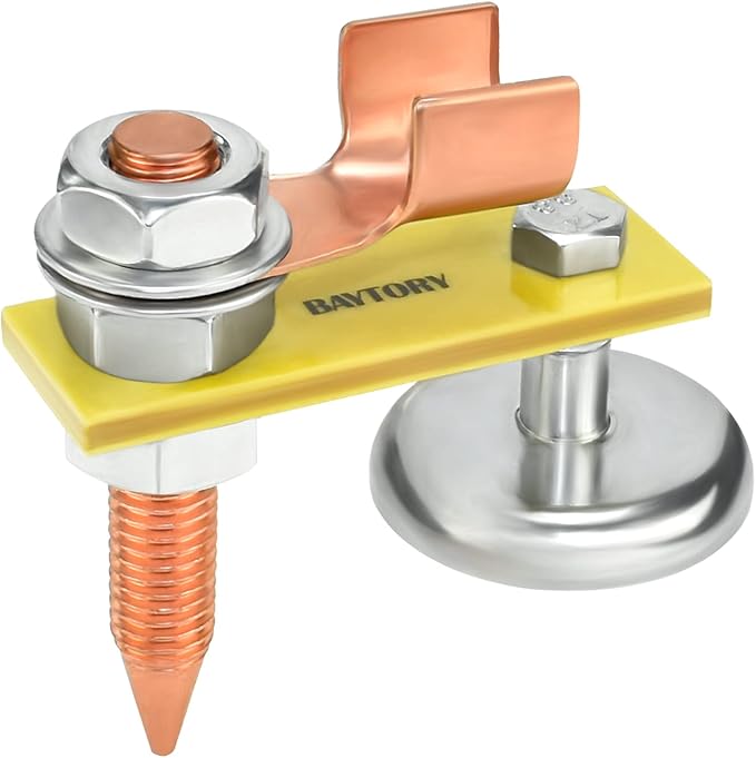 BAYTORY Upgrade Magnetic Welding Support Ground Clamp Tools | Welding Magnet - Image 3