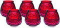 Sterno Euro-Venetian Wax Candles, 45-Hour Burn, 6 Pack | Decorative glass by Sterno