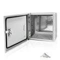 Electrical Box 12 x 12 x 6 Inch Indoor Outdoor Electrical Enclosure Box Steel by Fsehyue
