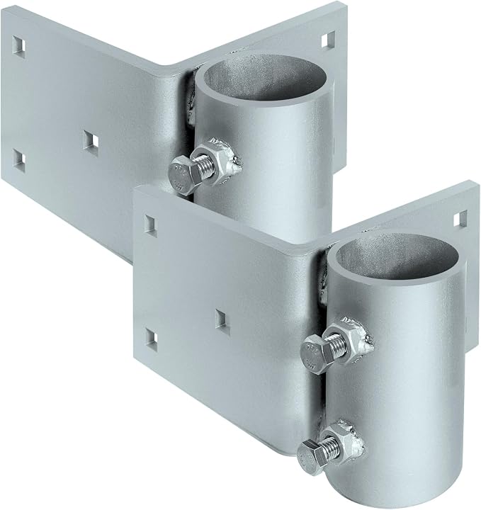 Stationary Dock Heavy Duty Hardware Side Leg Pipe Holder, Floating Dock by JYINCPED