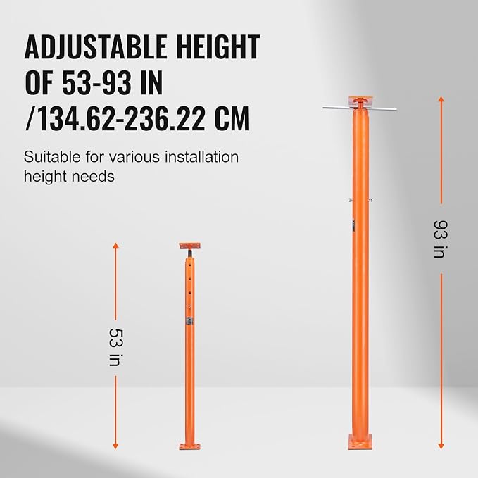 VEVOR House Floor Jack, Lift Support Steel Telescoping Post - Image 3