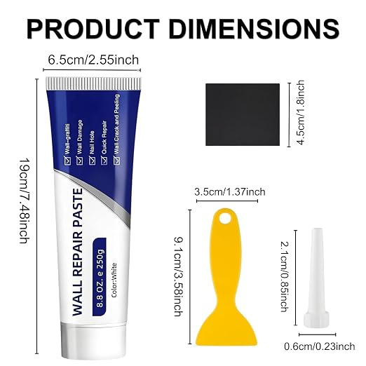 2PCS Drywall Repair Kit, Wall Mending Agent, Wall Patch Repair Kit - Image 6