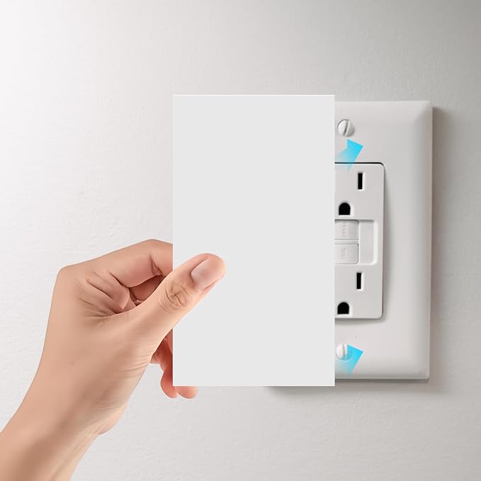 6 Pcs Self-Adhesive Ceiling Cover Plate Wall Outlet Hole Stickers | 7x7 Inch - Image 5