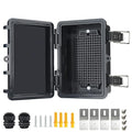 Electrical Junction Box, IP67 Waterproof Outdoor Box ABS Plastic Enclosure by Qukipet