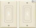 TOPGREENER 1-Gang Flexible Rubber Cable Pass-Through Wall Plate by TOPGREENER