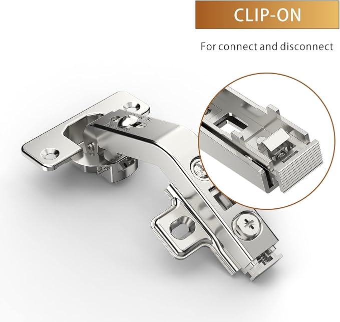 Furniware 2 Pack 1 Pair 135 Degree Lazy Susan Hinges Full Overlay Concealed - Image 4