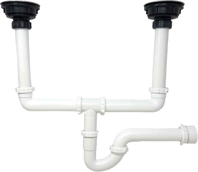 Sink Drain Pipe Kit, 1 ½” All-in-One Plumbing Set by ProBuildersHardware